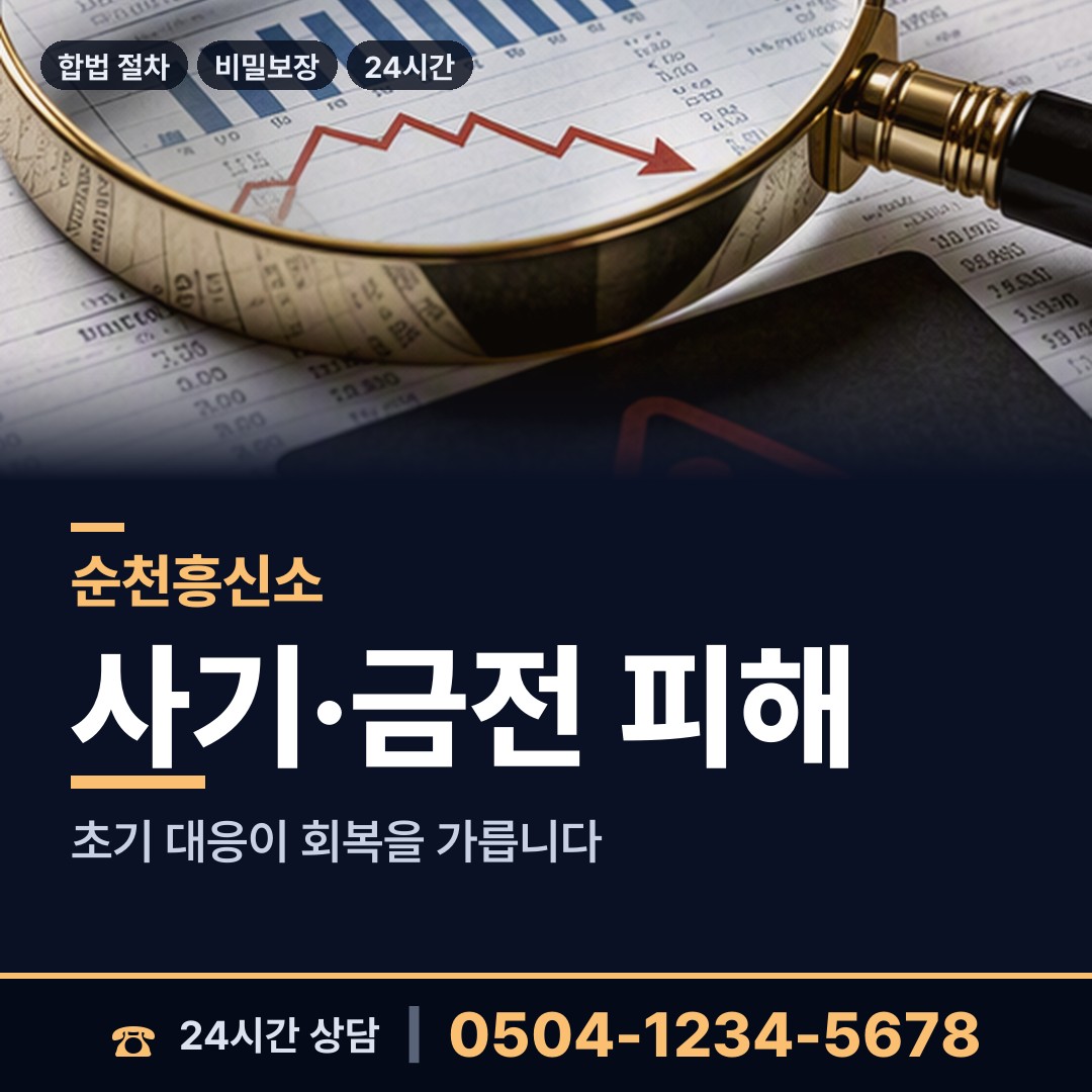 순천 왕조2동 기업흥신소 상담 안내